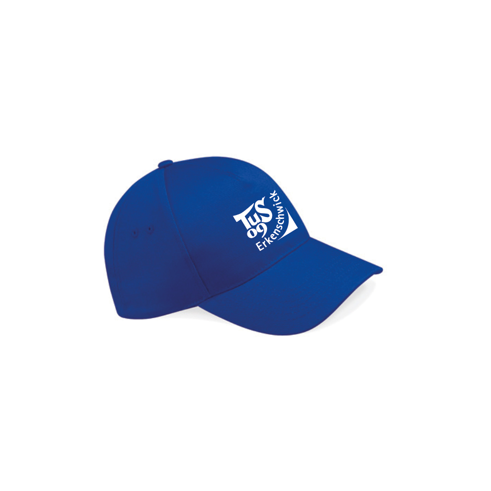 TUS09 Cap in royal blau mit klettverschluss und Vereinslogo auf dem Frontpanel
