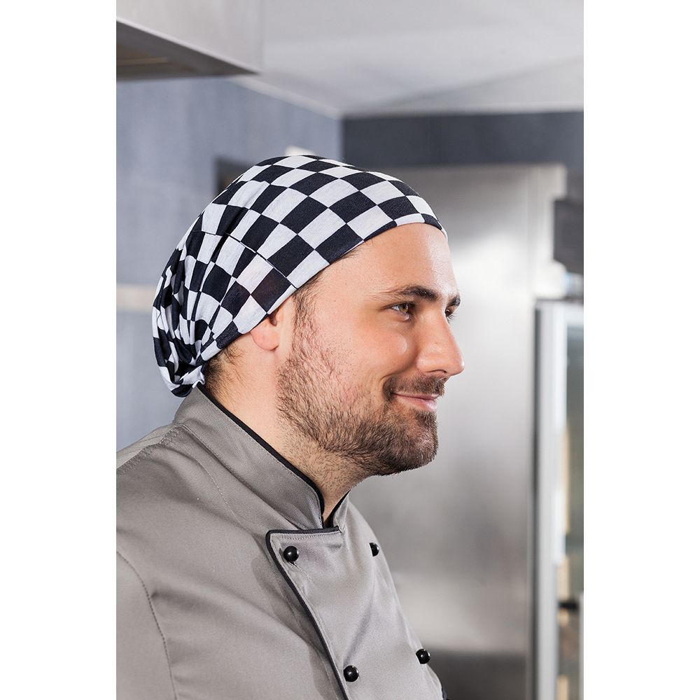 Bandana Kochmütze von chefmade (schwarz Bandana Kochmütze von chefmade (schwarz