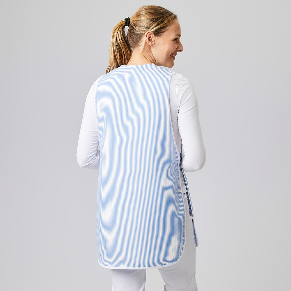 Element 8 von 8 (Bild) – Überwurfschürze, blau gestreift, Gr. I (36-42)