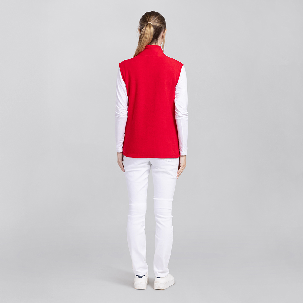 Element 3 von 6 (Bild) – Damen Fleeceweste, rot, L