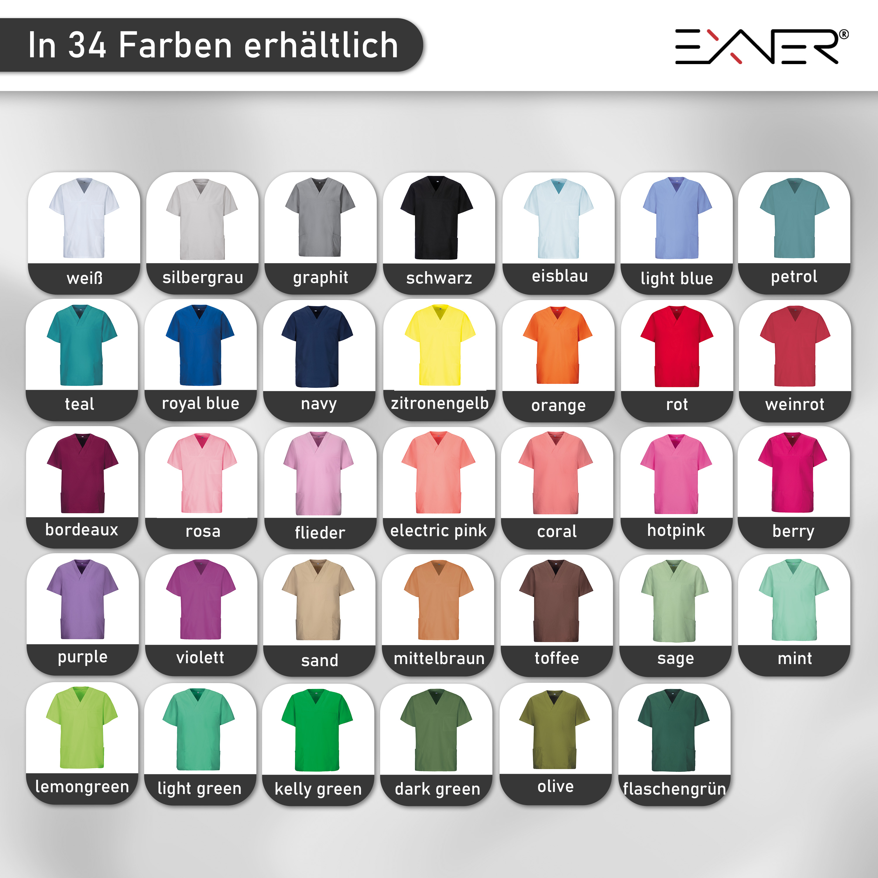 Schlupfkasack, unisex, dark green, XS