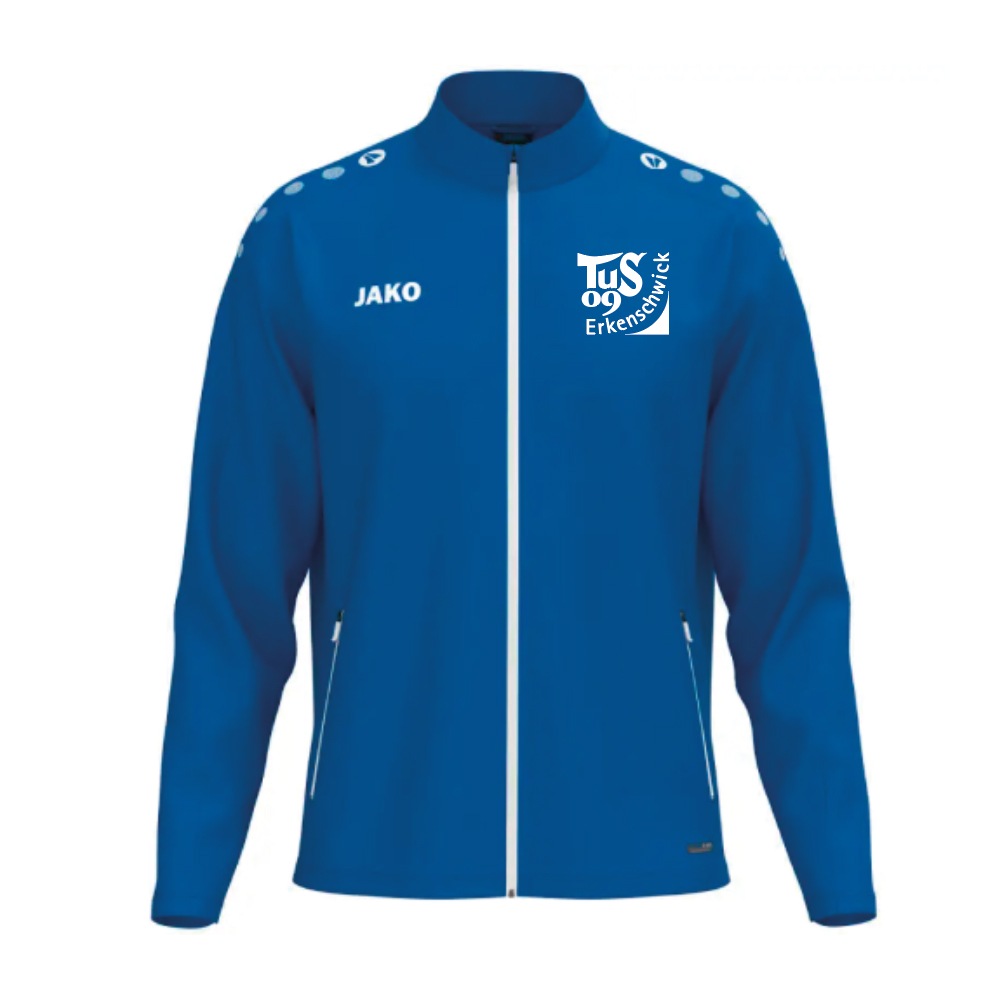 Jako One Trainingsjacke unisex in royal blau mit Vereinsdruck