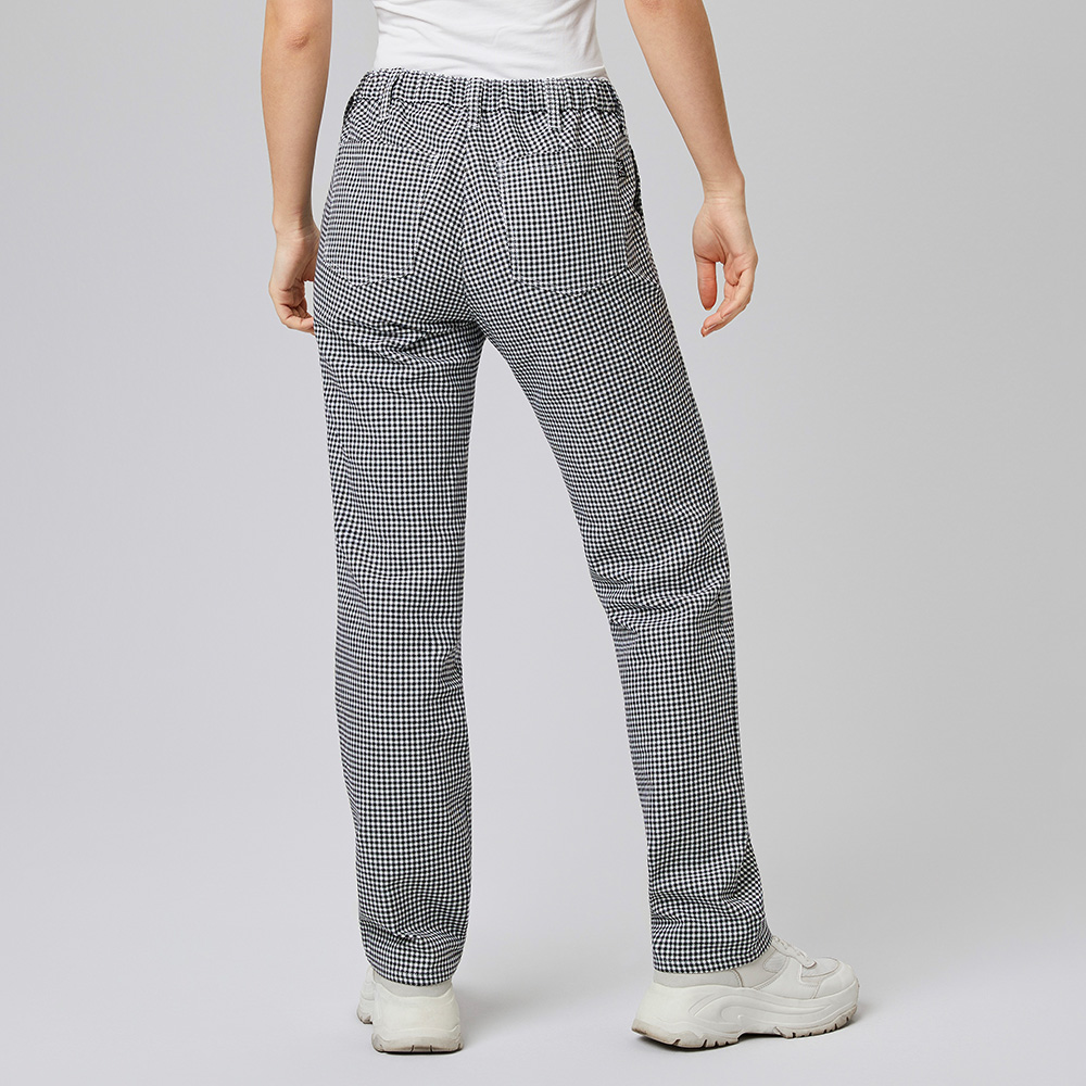 Klassische Damenhose im Five-Pocket-Style. Vielseitig einsetzbar,Gummizugbund. Lässiger Tragekomf