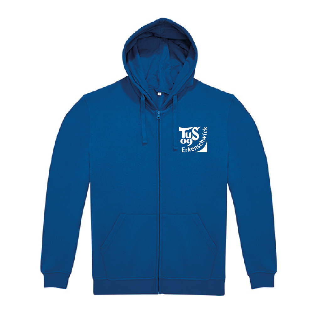 exner ziphoodie mit tus09 vereinslogo auf der Brust und auf der Rückseite