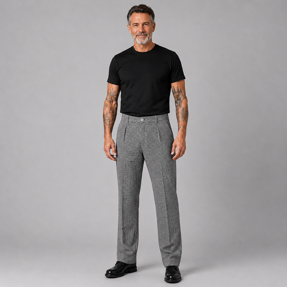 Element 3 von 5 (Bild) – Herrenhose pepita Gr. 110
