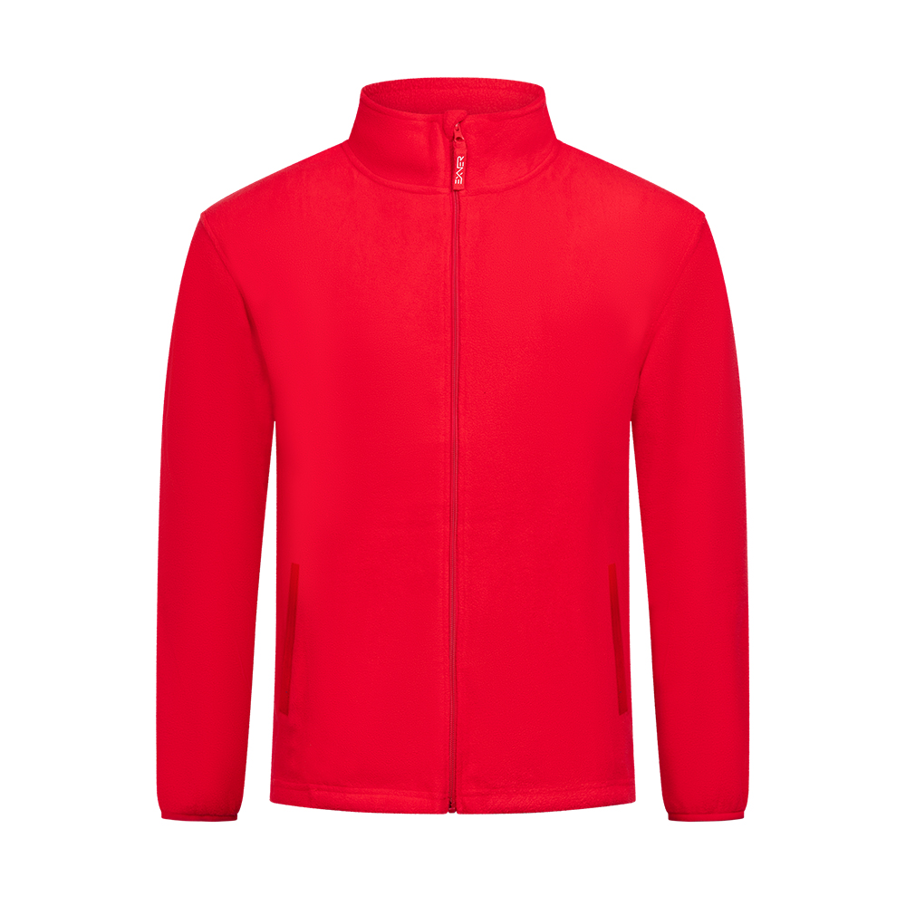 Element 5 von 6 (Bild) – Herren Fleecejacke rot, XL
