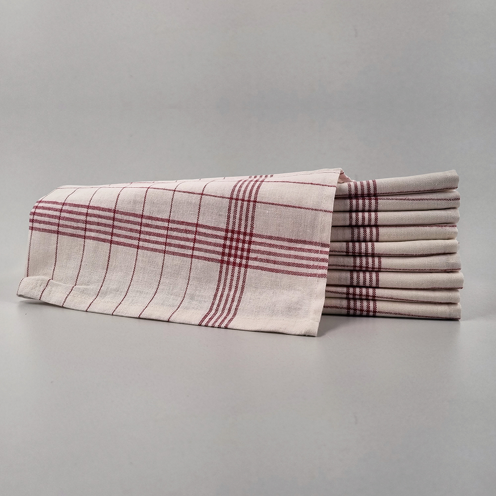 Größe: 50 x 70 cm.Material: 50% Baumwolle, 50% Leinen, 70 g/Stück