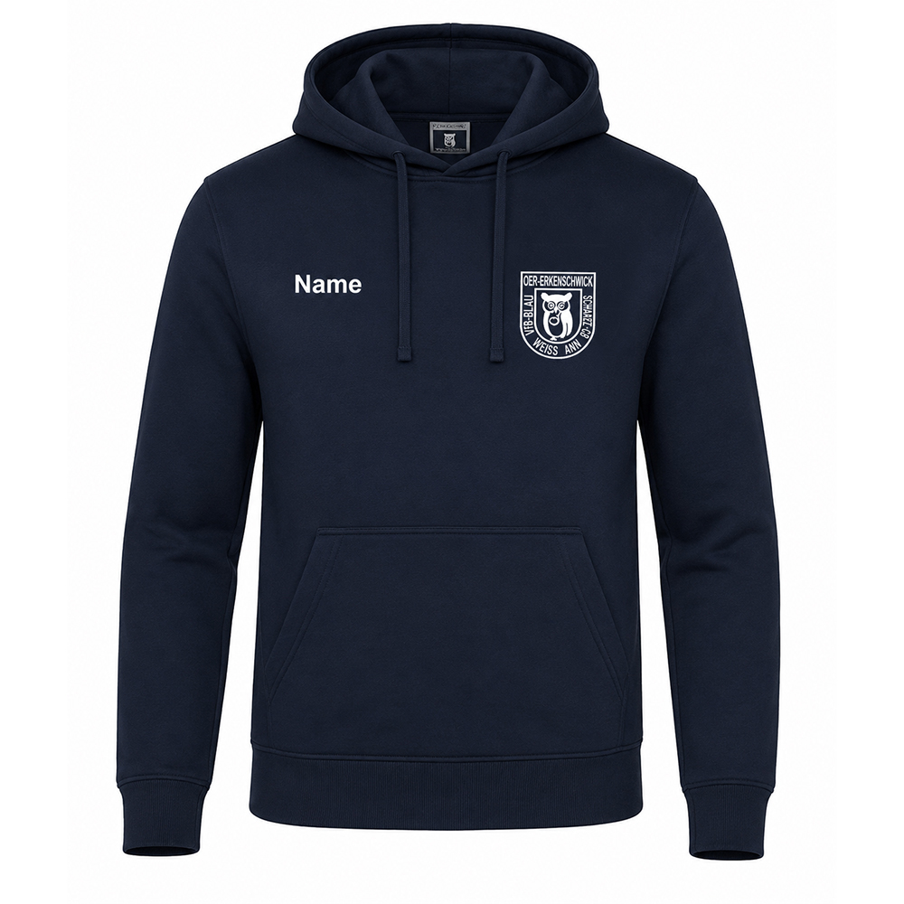 Herren Hoodie mit Logostick auf der Brust