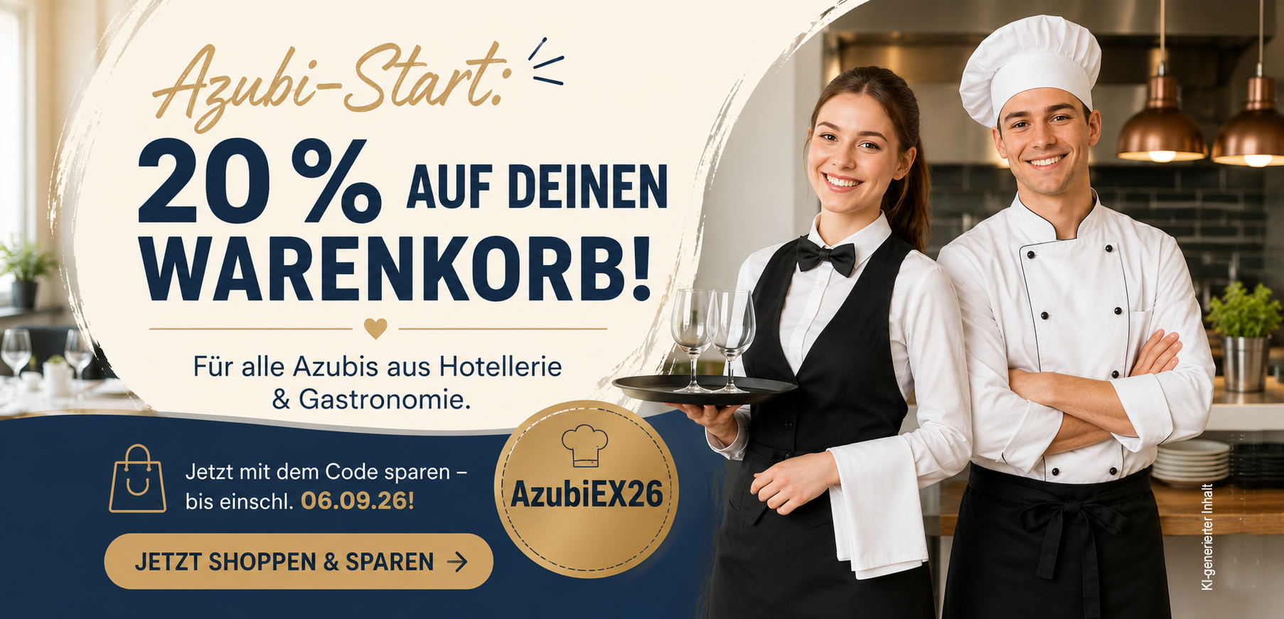 azubi-aktion bei exner fashion 20% auf ihren Warenkorb