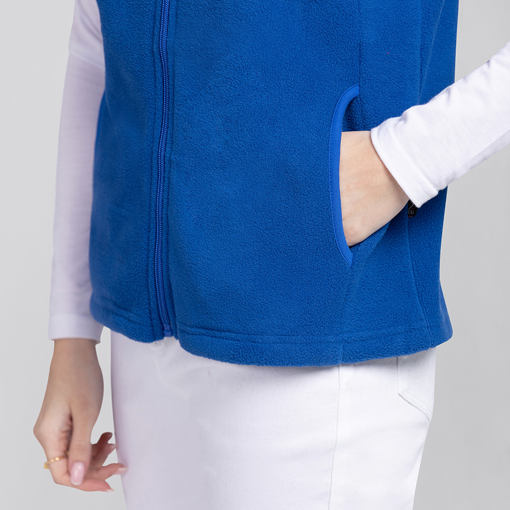 Element 2 von 6 (Bild) – Damen Fleeceweste, royal blue, XS