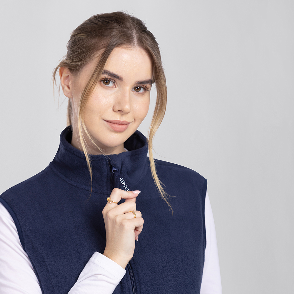 Element 2 von 6 (Bild) – Damen Fleeceweste, navy, L
