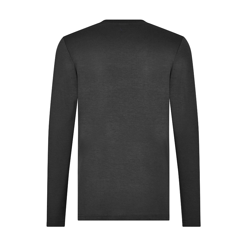 Rückansicht,Langarm-funktionsshirt,Rundhalsausschnitt,Atmungsaktiv,schnelltrocknend