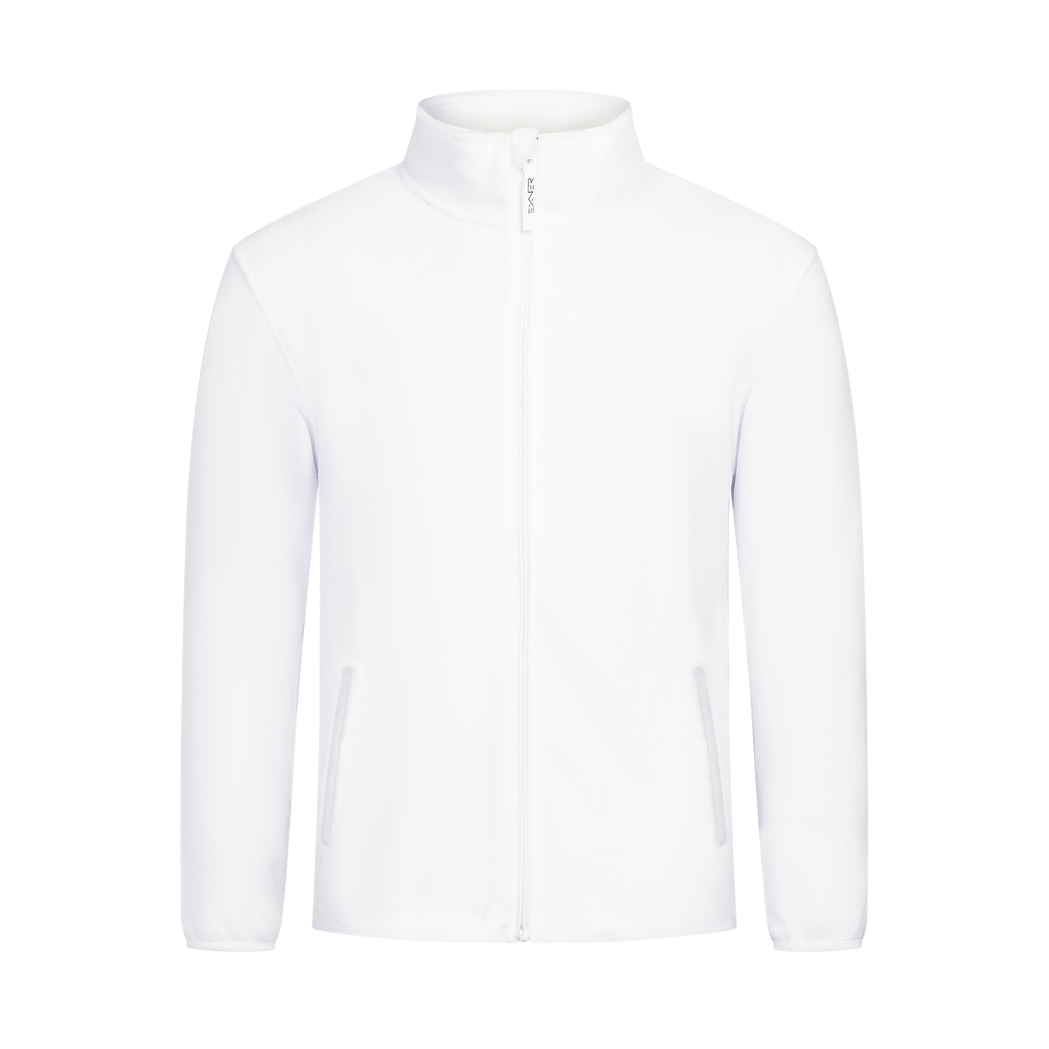 Element 5 von 6 (Bild) – Herren Fleecejacke weiß, XS