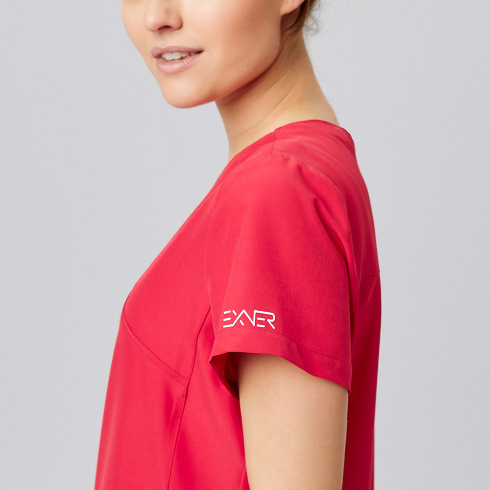 Element 2 von 8 (Bild) – Sportsline Damen Kasack, rot, M
