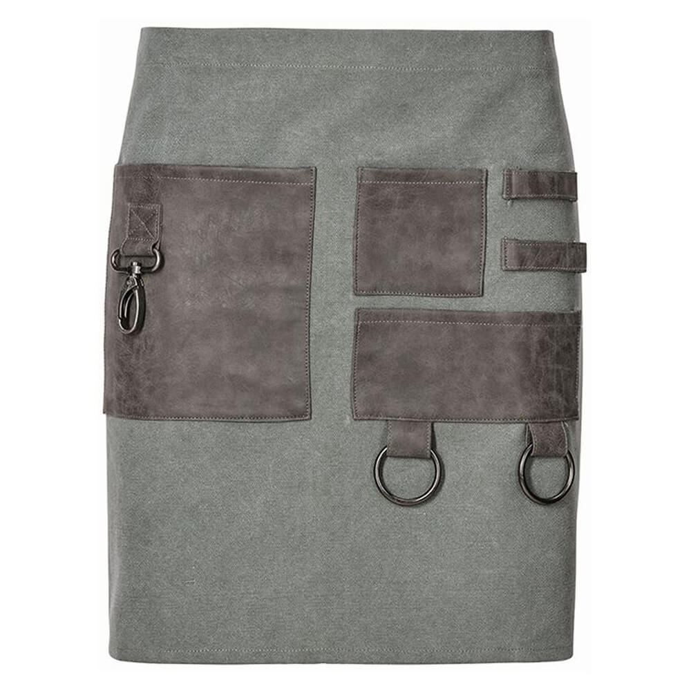 exner Vorbinder 80 x 45 cm aus Baumwolle mit aufgesetzten taschen und Karabinerhaken