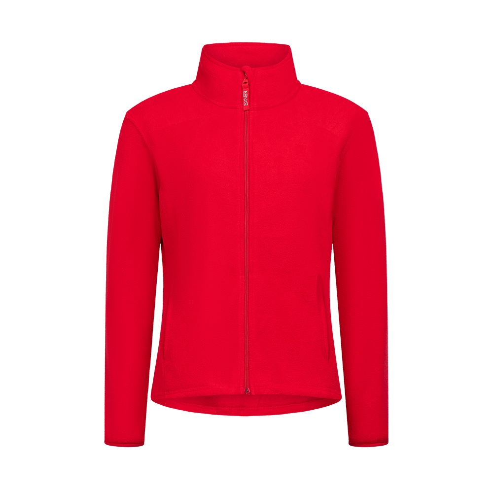 Element 5 von 6 (Bild) – Damen Fleecejacke rot, 3XL