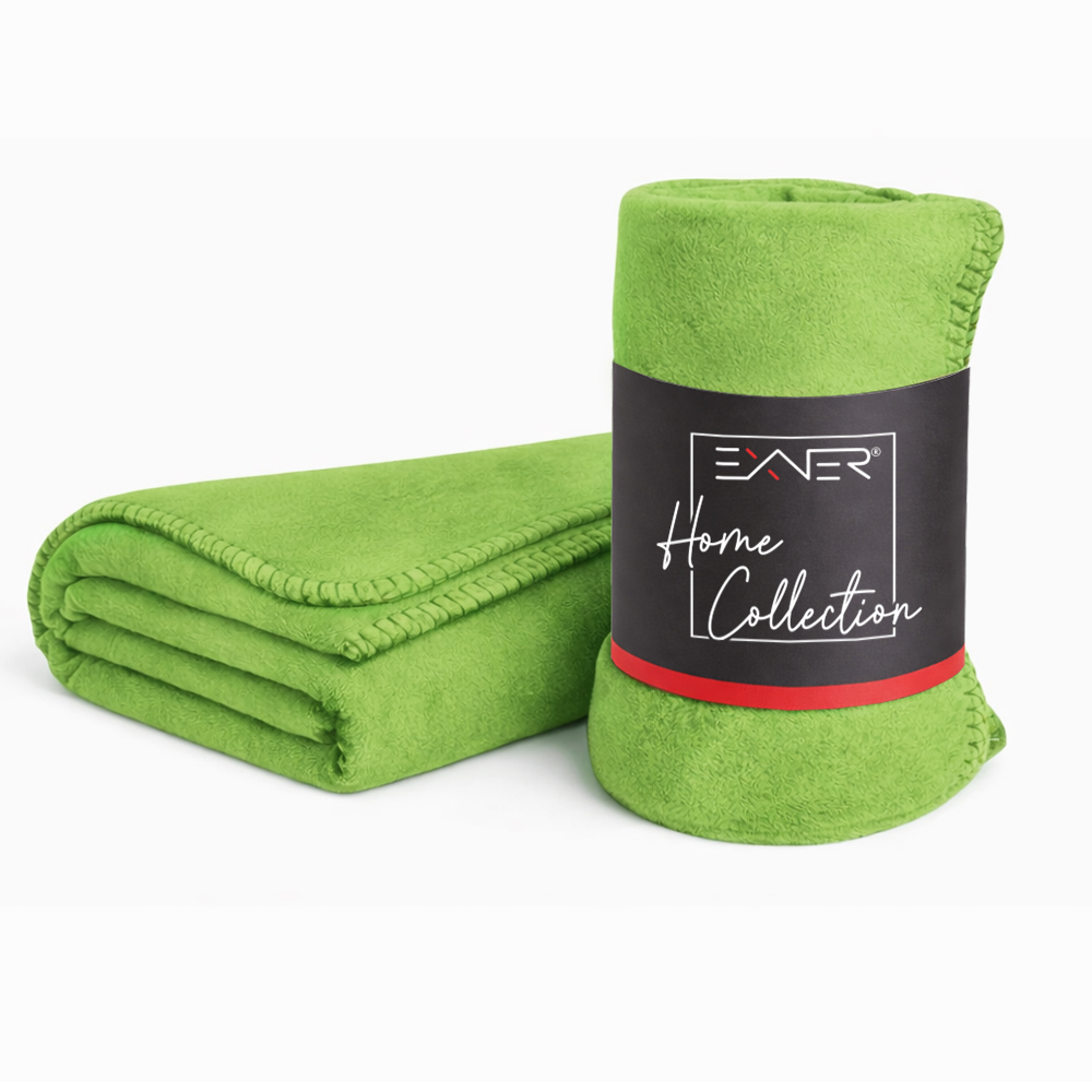 Polar Fleecedecke lemongreen 130 x 160 cm | lemon green | 100% Polyester fleece