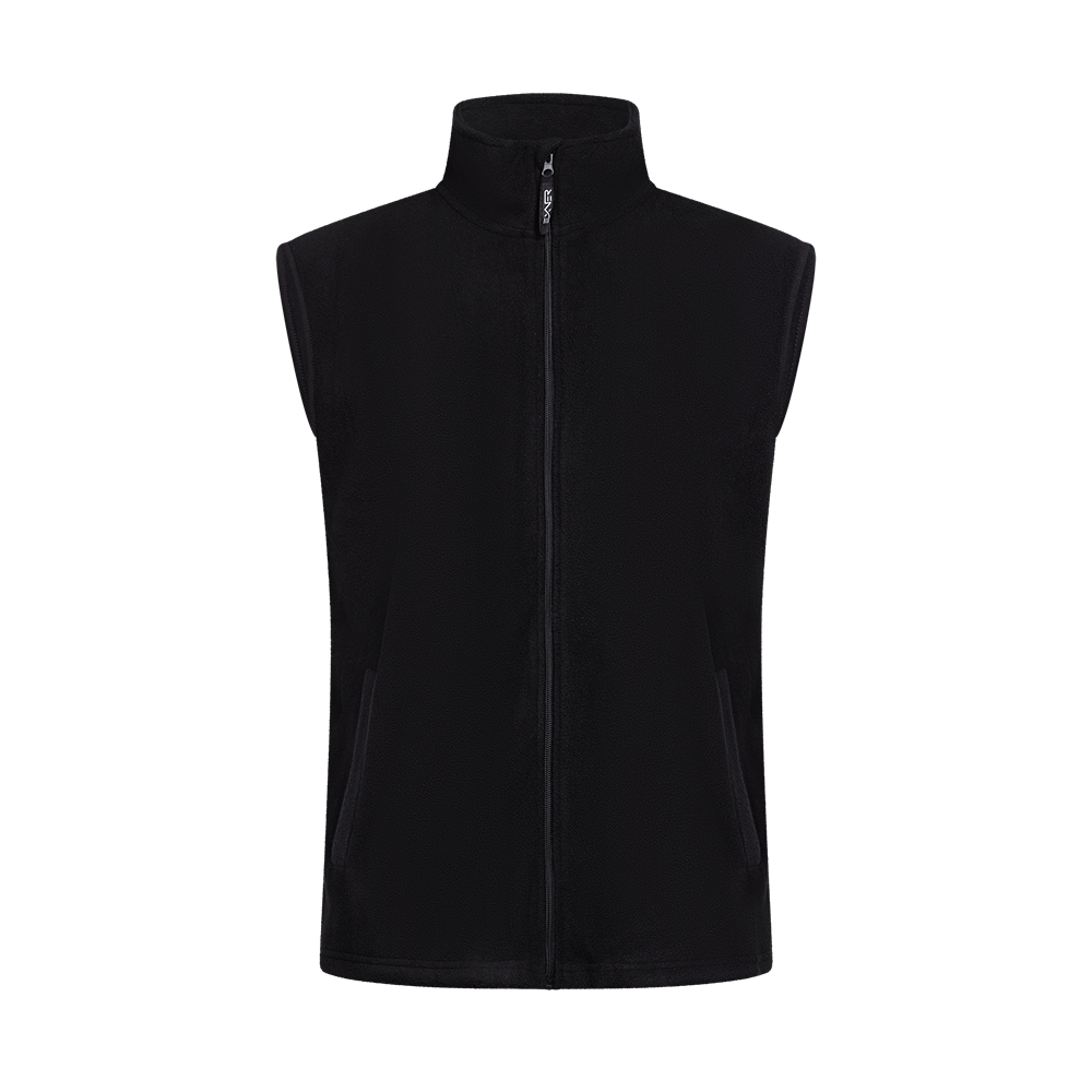 Element 5 von 6 (Bild) – Herren Fleeceweste, schwarz, 2XL