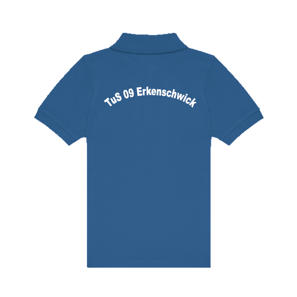exner kinder poloshirt mit TUS09 Vereinsdruck auf der Vorder und Rückseite