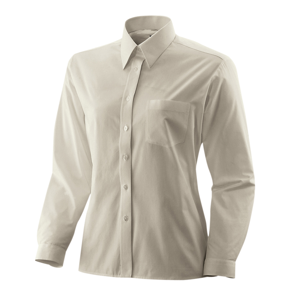 Damen Bluse langarm tailliert in 13 Farben