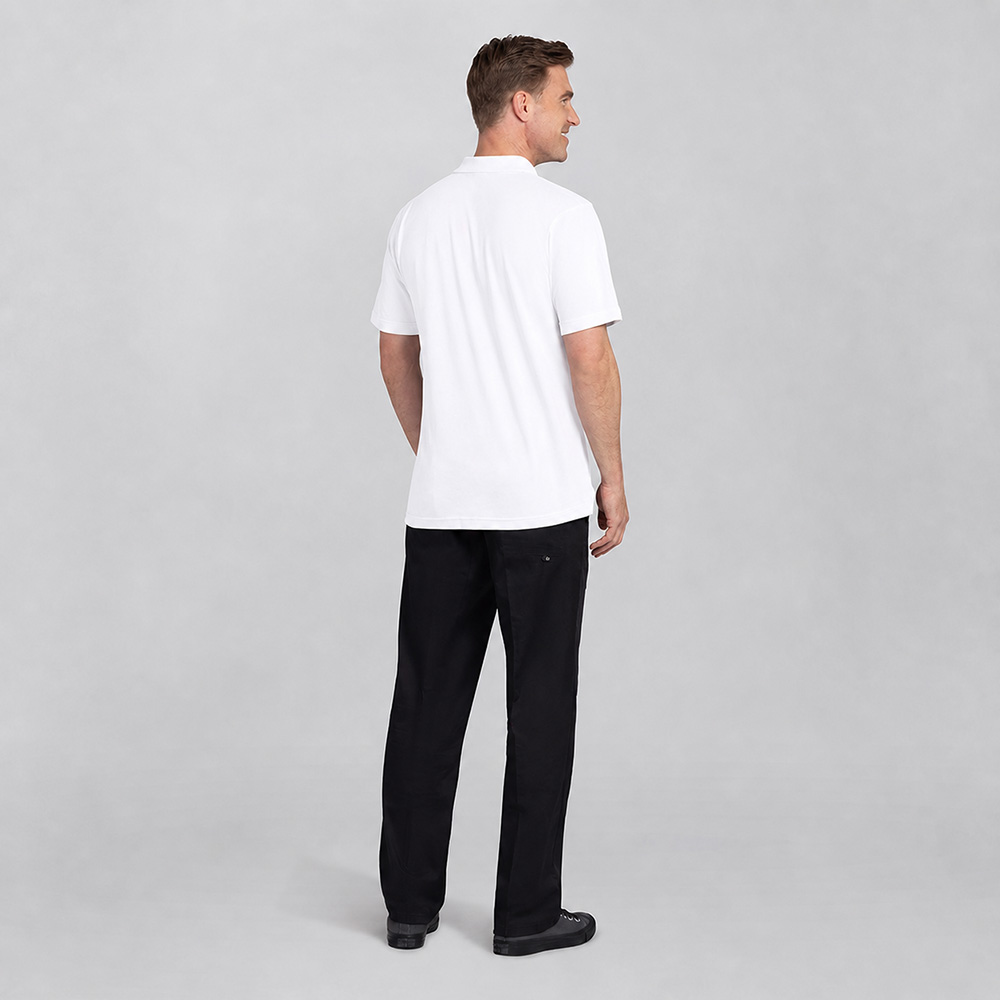 Herren-Poloshirt,mit 3 farbiger Knopfleiste und knöpfen,kurz arm,strech