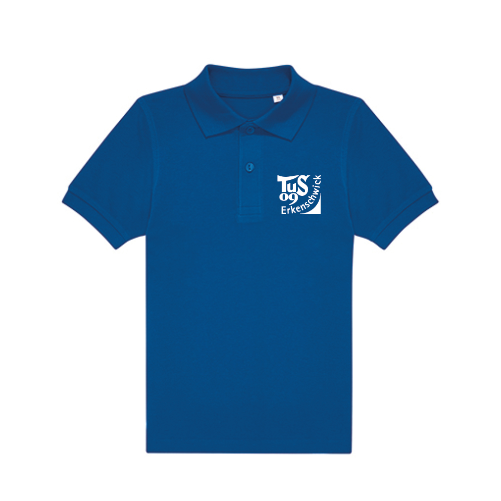 exner kinder poloshirt mit TUS09 Vereinsdruck auf der Vorder und Rückseite